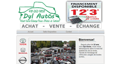Desktop Screenshot of dylautos.infopj.com