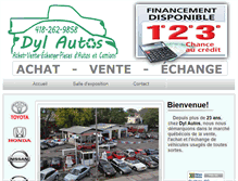 Tablet Screenshot of dylautos.infopj.com